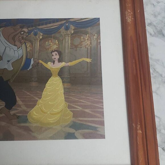 Beauty and the Beast Lithograph Framed Picture - Picture 3 of 7